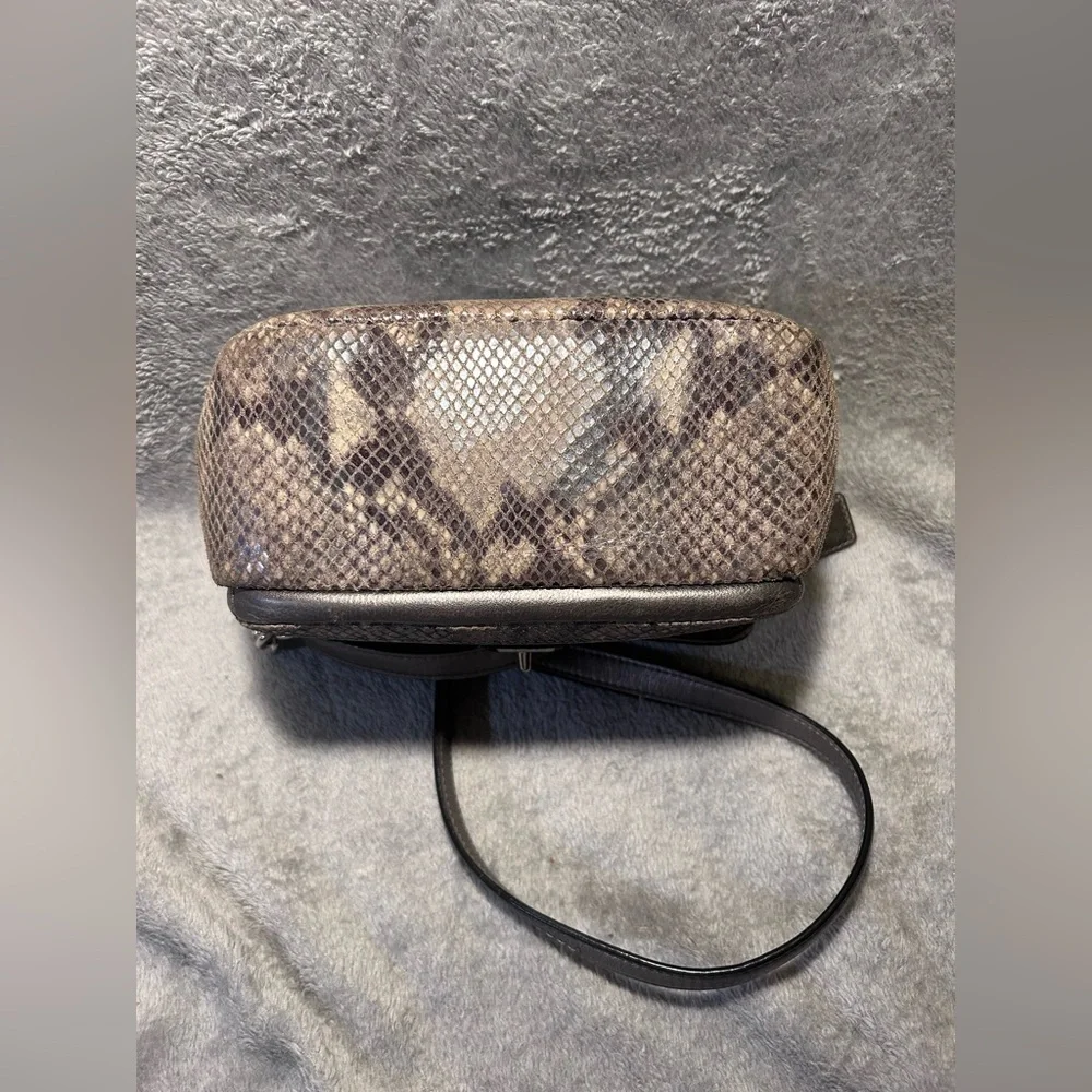 Coach Campbell Exotic Leather Python Crossbody Bag - Picture 10 of 14